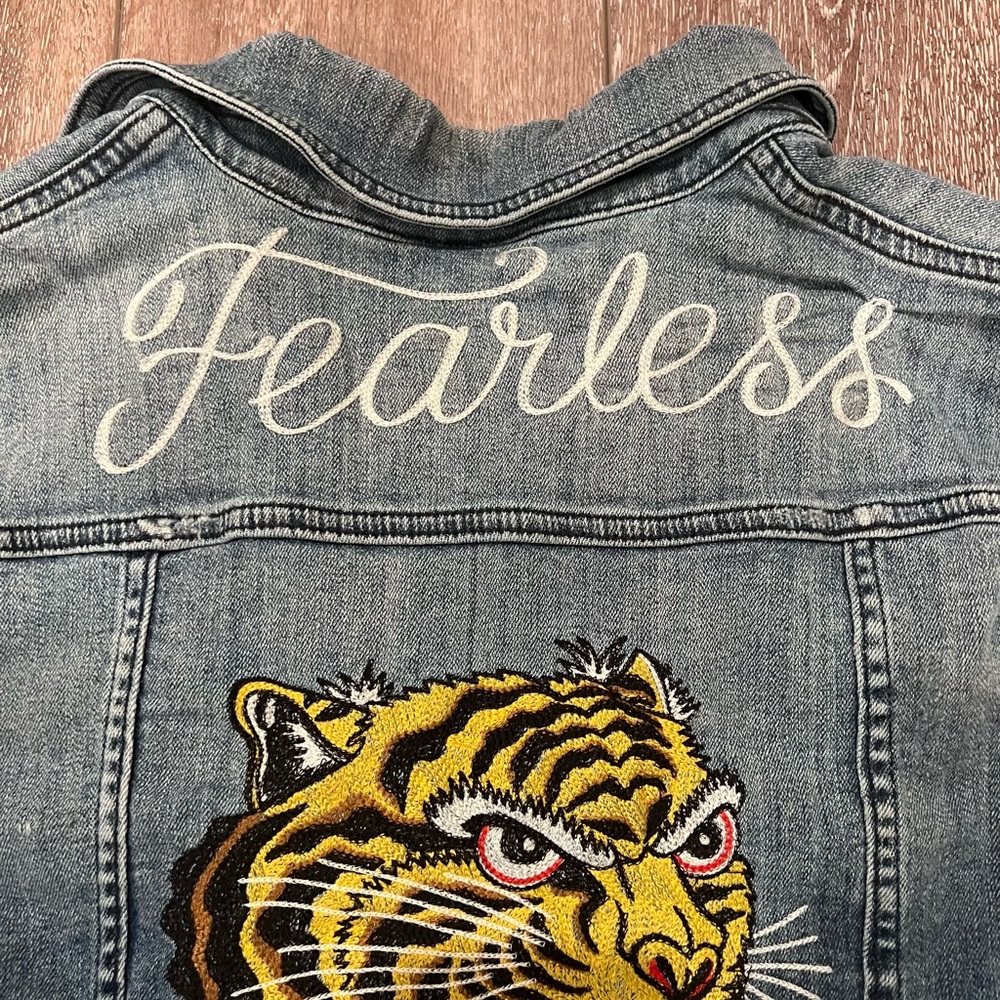 Torrid Embroidered Denim Jacket - Picture 5 of 15